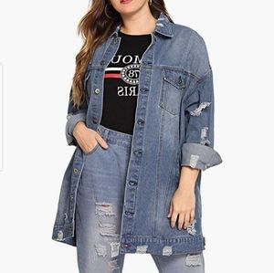 Oversized Denim Jean Jacket